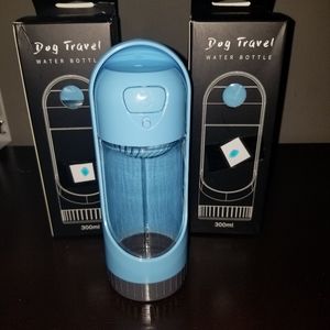 Pet filter water bottles blue